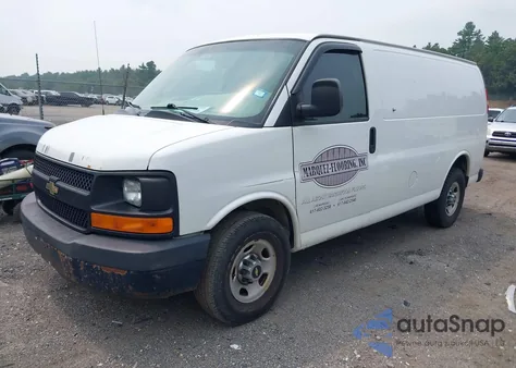 2011 Chevrolet Express 2500 Work Van from USA, damaged, VIN 1GCWGFCA8B1135785
